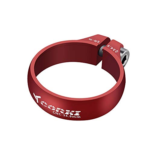 image for corki Bike Seatpost Collar Aluminium Alloy Bicycle Seatpost Clamp 34.9