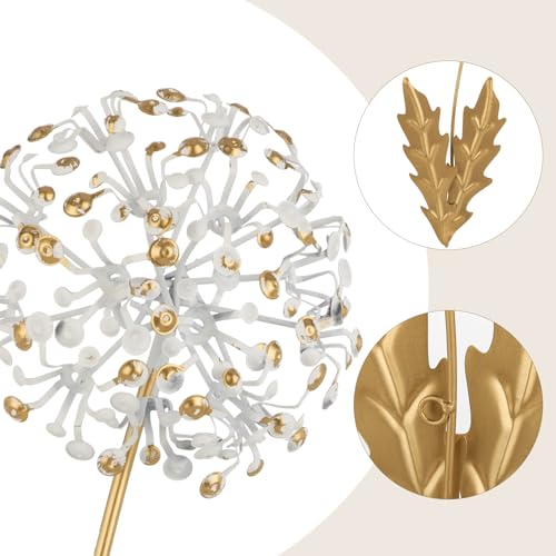 2er-Set Hortensie Metall Wandskulpturen Wandschmuck Dekorationen Wandbild Wandornament Wanddekoration Wandskulptur 3D Metallbilder Modernes Kunstwerk für Zuhause Büro Schlafzimmer, Wohnzimmer