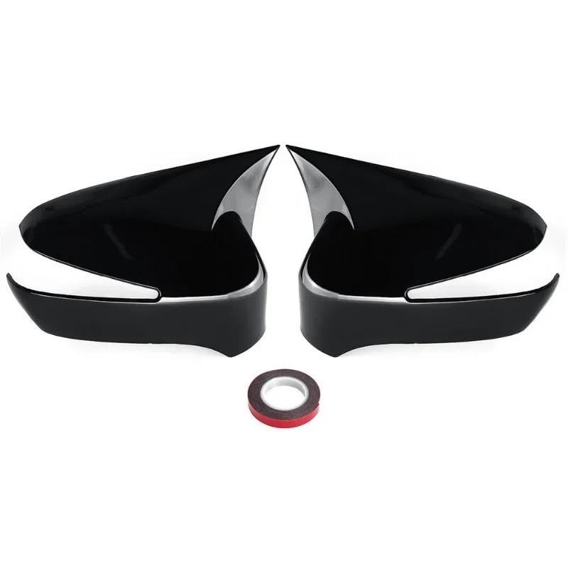 Coque rétroviseur Civic 8 effet carbone noir look sportif