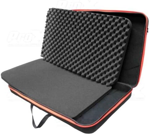 Miniatura 8 de ProX ZeroG Series XB-DJCL DJ Controller EVA Ultra-ligero Moldeado Hard-Shell Case Grande, Negro -, Estuches