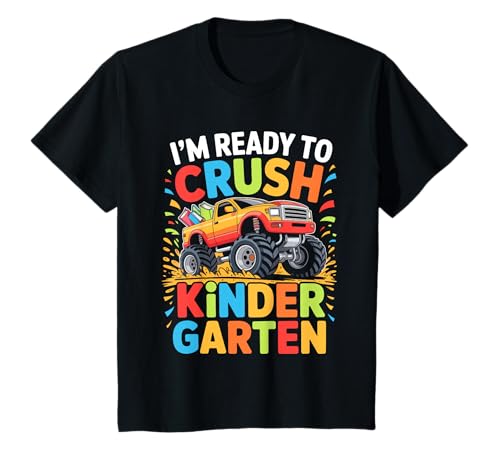 Kids I'm Ready to Crush Kindergarten Shirt Back to School Boy T-Shirt