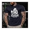 GYMTIER Sons of Odin - Training for Ragnarok Vikings - Men's Gym T-Shirt Bodybuilding Training Workout Lifting Top Clothing, Navy, 3XL #2