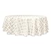 Lenox Laurel Leaf 70" Round Tablecloth, White