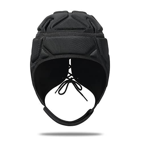 Barbok Rugby Protective Headgear Soft Shell Helmet Adjustable Soccer Goalie Helmet For 7V7 Flag Football Baseball Adult #TOP1