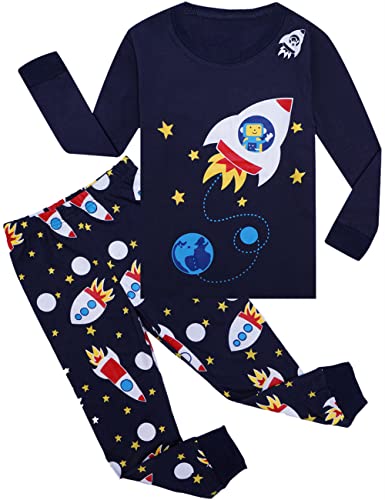 Tkala Fashion Boys Pajamas Set Long Toddler Pjs Little Kids Dinosaur Sleepwear