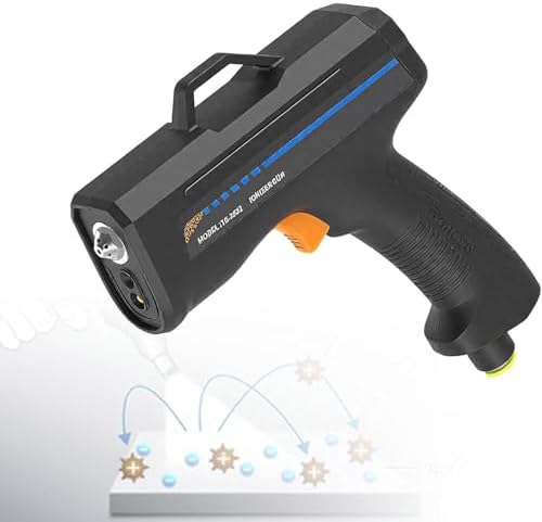 Handheld Ionizing Air Gun with Dust Detection Light - Anti-Static Solution for Electronic Repair & Efficient Dust Removal - Portable & Effective Anti-Static Tool