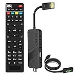 LEYF Decodificador TDT Full HD 1080P DVB T2, Sintonizador TDT, Escondido detrás del TV, Display Digitale, HEVC H265 Main 10 bit, HDMI, USB, Control Remoto IR 2 en 1