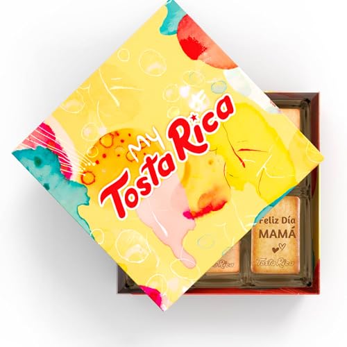 My TostaRica - Galletas con mensaje - Contenido: 30 Galletas Impresas con Dedicatoria - Regalo con Mensaje Impreso (Feliz Día Mamá)