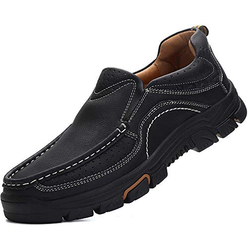 Image of Venshine Mens Loafers Slip On Casual Leather Walking Dress Shoes…