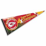 Chiefs Super Bowl 2024 et 4 Time Champions Grand fanion
