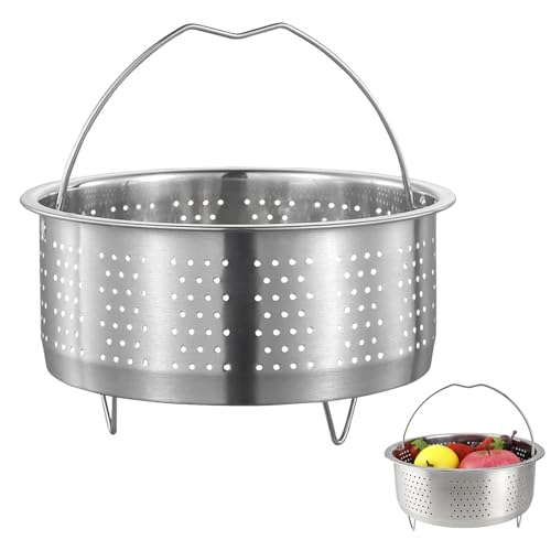 Vaporera de Acero Inoxidable, Cesta para Ollas, Pequeña, para Verduras al Vapor, Diámetro Interior 18 cm