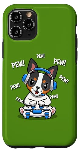 Funny Kawaii Kids Boys Girls Video Gamer Rat Terrier Lover �X�}�z�P�[�X iPhone 11 Pro �p