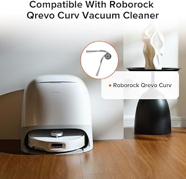 roborock Q10 S5+ Robot Vacuum and Mop White with Zero-Tangling Side Brushes Replacement B