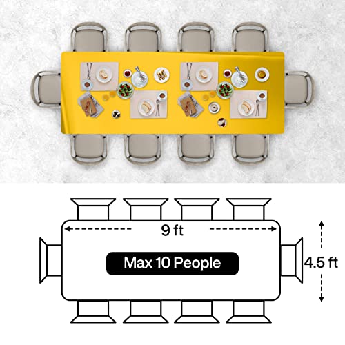 Partywoo Gold Foil Tablecloth, 54 X 108 Inch Rectangle Party Tablecloth, Foil Tablecloth For 6 To 8 Foot Table, Metallic Table Cover, Plastic Table Cloth, Waterproof For Birthday Wedding (1 Pack) #TOP5