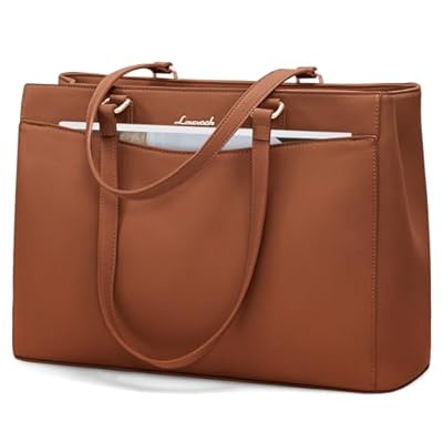 LOVEVOOK Bolso Mujer Grande, Impermeable Bolso Universidad Bolsos Shopper Ordenador Portatil 15,6 Pulgadas, PU Cuero Tote Bag para Profesora Trabajo University | Ya disponible en tu tienda friki favorita! En mundofriki.es!