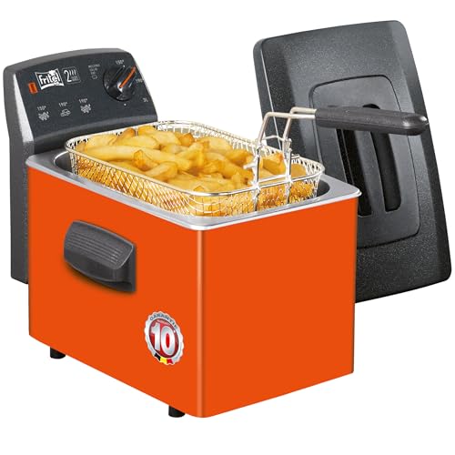 FRITEL Friteuse Turbo SF® 4152-3L - 2200W - Huile + Graisse - Orange