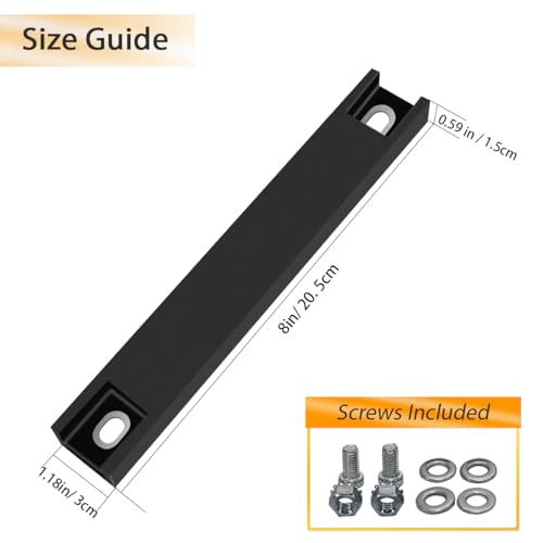 4 Pack License Plate Magnet, Premium Rubber Coated Magnetic License Plate Holder, Black Dealership Demo Tag Test Drives Temp Holder for Car Dealer Magnet License Plate, No Scratch for Car by WFPOWER - Image 6
