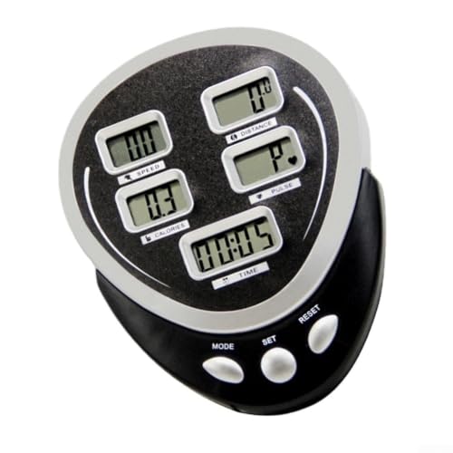 Monitor de bicicleta estática y elíptica con velocímetro LCD para entrenamiento en casa 6