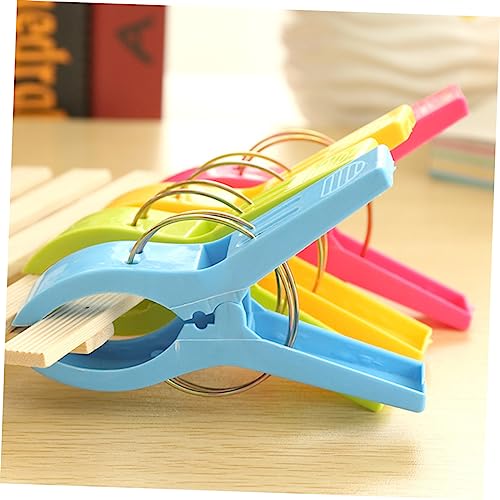 Cabilock 8 Pçs Cabide De Roupas De Plástico Clipes De Toalha Clipes De Cruzeiro Clipes De Praia Cabi