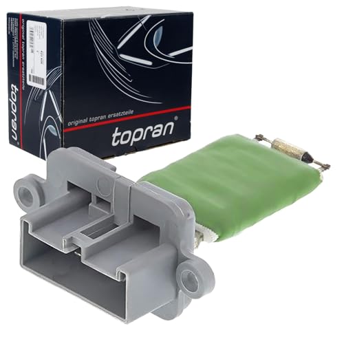 Image of Topran 600 383 Resistor, Interior Blower Resistor, Heating Resistor, Fan Resistor