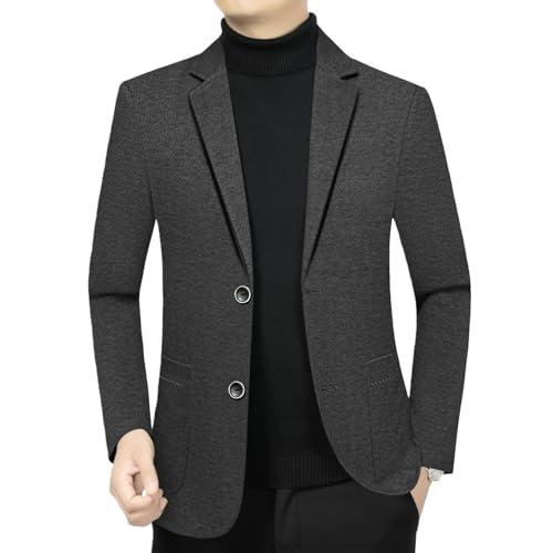 Blazer en laine d'automne pour homme - Veste d'affaires décontractée chic