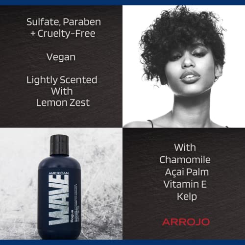 Arrojo Rogue Co-Cleanse Hair Conditioner – Cleansing Conditioner W/Chamomile & Acai Palm - Curl Conditioner For Curly Hair & Healthy Waves – Paraben & Sulfate Free Conditioner (8 Oz) #TOP2