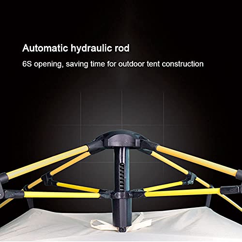 Carpa automática GeRRiT 3-4 personas portátil con porche miniatura 6
