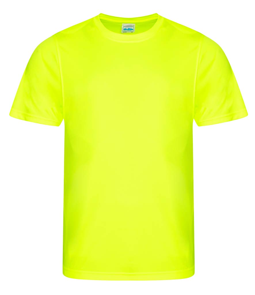 AWDis Cool Smooth T-Shirt Electric Yellow 3XL