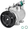 Compresor de A/C con embrague de A/C compatible con Hyundai Elantra 2.0L 2001-2006, para Hyundai Tiburon 2.0L 2003-2008, Tucson 2.0 2005-2009, reemplazo automotriz de aire acondicionado 2