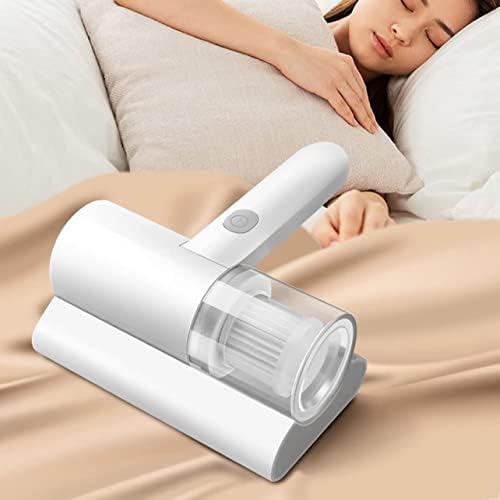 Handheld UV Vacuum Cleaner Mites Remover Dust Collector Disinfection Anti-Bacterials 10Ka Mite Removal Instrument White Bed Wireless Mite Remover Cleaning Machine Quilt Toy Mite Removal Machine