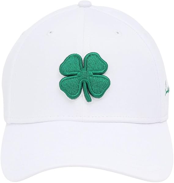 Black Clover Premium Clover 16 Flex Cap, White/Green, S/M