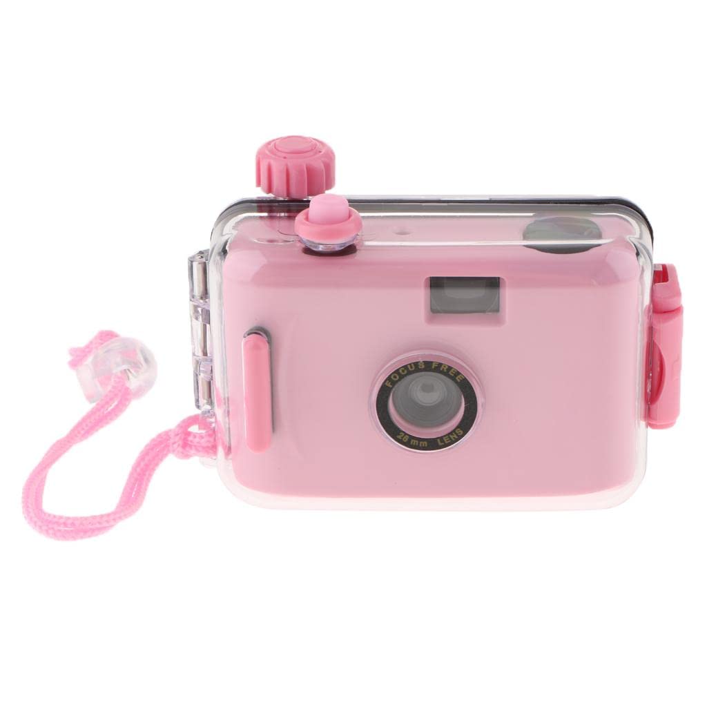 CALANDIS™ Underwater Waterproof Lomo Camera Mini Cute 35mm Film with Housing Case Pink | Film Cameras-image-17