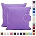 Produktbild Dongguandong Comoco® 2Pcs Solid Color leichte Faux Wildleder Serie Kissenbezug Home Decor Sofa Dekokissen Covers in 21 Farben und 7 Größen (45x45cm, lila)