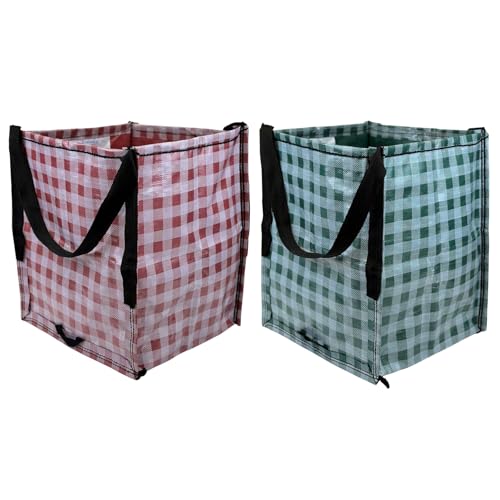 DURASACK Heavy Duty Storage Tote Bag 22-Gallon, Holiday Combo, Pack of 2