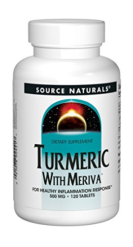 Source Naturals Turmeric with Meriva 500mg for Healthy Inflammatory Response - 120 Tablets