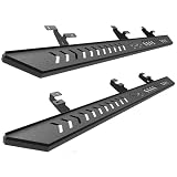 TIEZFUL Running Boards Compatible with Rivian R1T 2022 2023 2024, 5.8 Inches Carbon Steel 500 LBS Load, Non-Slip Design, Side Steps Nerf Bars