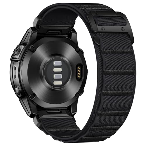 Correa compatible para reloj Fenix 6X Pro nylon 26 mm miniatura 1