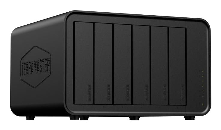 TerraMaster F6-424 6bay NAS, quad-core, 8 GB DDR5, Diskless