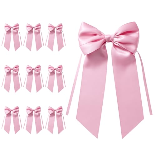 MORSUNBELA Nœuds Décoratifs pour Mariage Noeud Cadeau Satin Vieux Rose