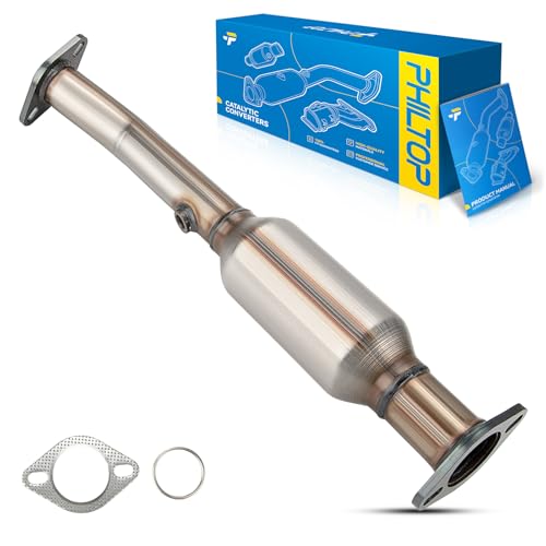 PHILTOP Rear Right Catalytic Converter Fit for Nissan 2005-2019 Frontier 4.0L, 2005-2012 Pathfinder 4.0L, 2005-2015 Xterra 4.0L, 2012-2017 NV2500/ NV1500/ NV3500 4.0L Replace# 16399 (EPA Compliant)