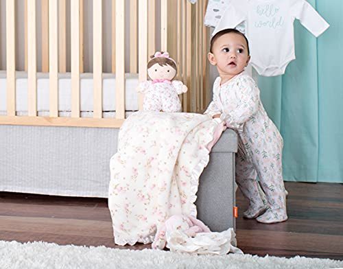 Little Me Plush Baby Doll With Rattle, Jackie (Pink Vintage Rose, 9 Inch) #TOP1