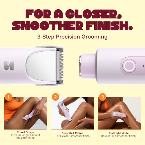 LADYSPOT SpinDuo 2 in 1 Electric Bikini Trimmer for Women,180°Rotating Head by LADYSPOT - Image 4