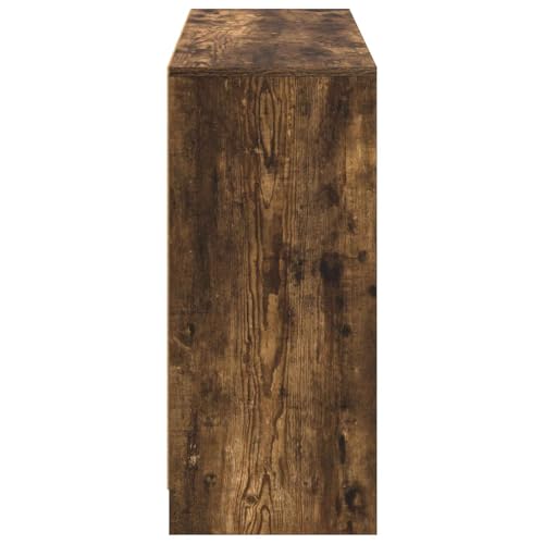 Aparador con 3 cajones independiente moderno de madera de 102x32x73,5 cm 8
