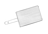 Construcción en Acero Inoxidable 18%: Fabricada en acero inoxidable 18%, esta parrilla no solo ofrece resistencia a la corrosión, sino que también mantiene la integridad de los sabores al cocinar Dimensiones Óptimas: Con dimensiones de 30x20x1 cm (45...