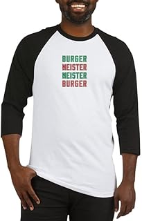 CafePress Burger Meister Meister Burger Baseball Shirt