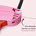 Stitch Gun for Clothes - Includes 6 Fine Needles, 1000 White & 1000 Black Fasteners, Handheld Stitch Gun - Quick Clothing Fixer, Tag Gun for Clothes (Pink Red)