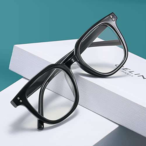 Aisswzber Full Frame Eyewear Square Glasses Clear Lens Non Prescription For Women Men Teens Teens #TOP4