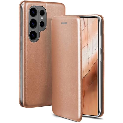 Étui Samsung Galaxy S26 Ultra ONEFLOW rose gold avec support vidéo et porte-carte