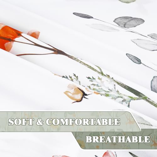 Aspmiz Floral Curtains For Bedroom, Wild Flower Curtain Panel For Living Room thumb #3