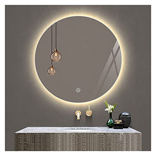 Miroir rétroéclairé LED rond 600mm pour une ambiance chaleureuse